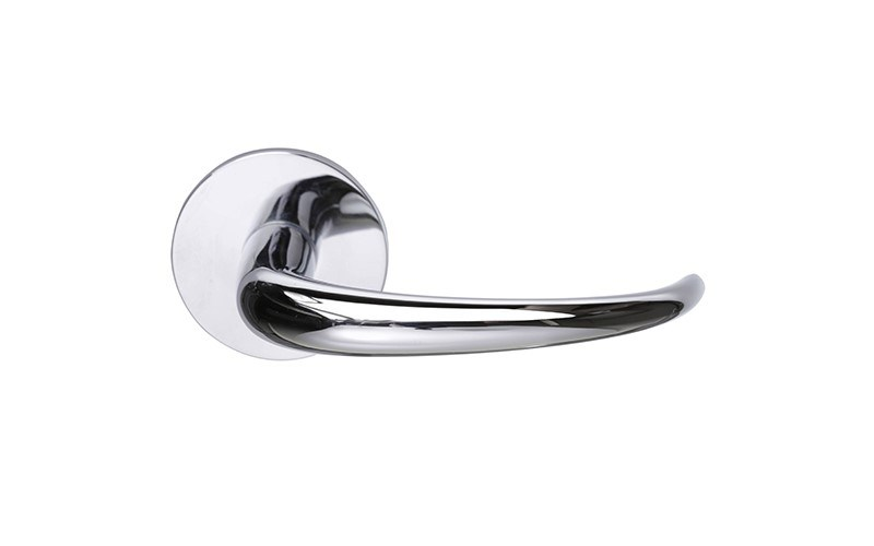 Abloy Sentry DH180 Pukinsarvi 180 Handle Pair For Solid door, Escutcheon-007, Brass, Door Thicknes-40-60 mm