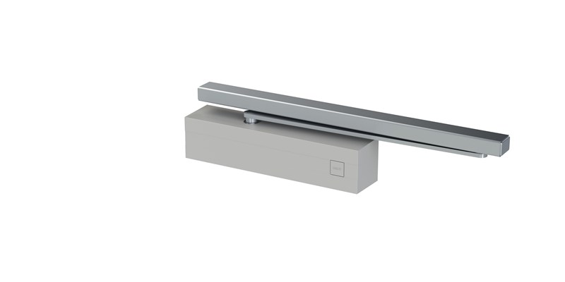 Abloy Sentry DC250 Door Closer, Size-EN1-6 Backcheck, UL, Finish-Silver