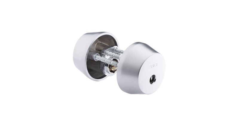 Abloy Sentry CY002C Double Cylinder For Finnish Mortise Lock, Keying Platform-Classic, Bright Chrome