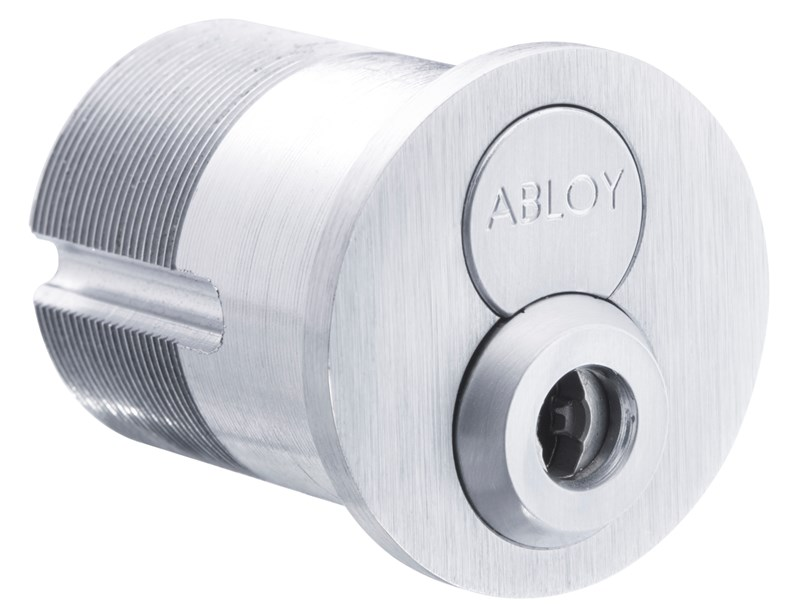 Abloy Sentry CYL419T Cliq Cylinder w/o Keys, Schlage FSIC Retro-Fit, Brushed Chrome