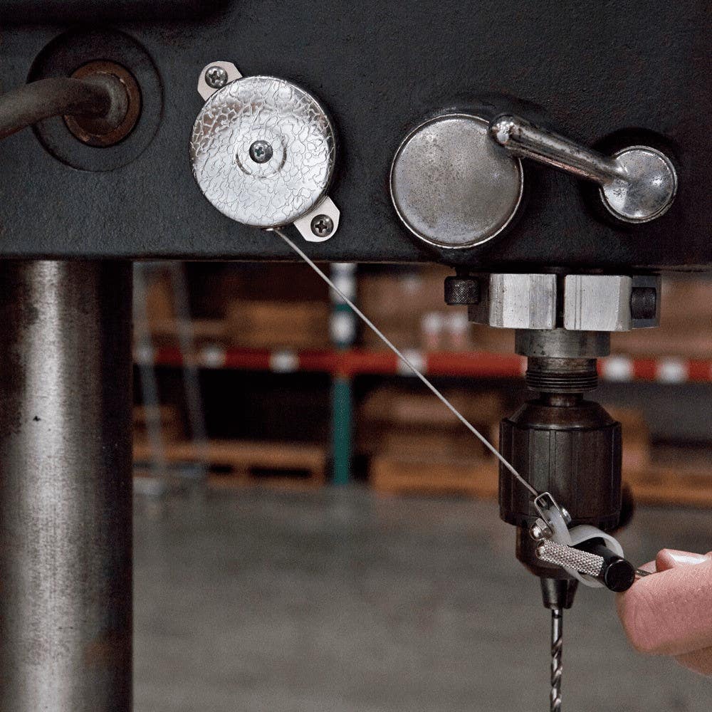 KEY-BAK 0007 Industrial Standard Duty, 24" Stainless Steel Chain, Bracket Mount