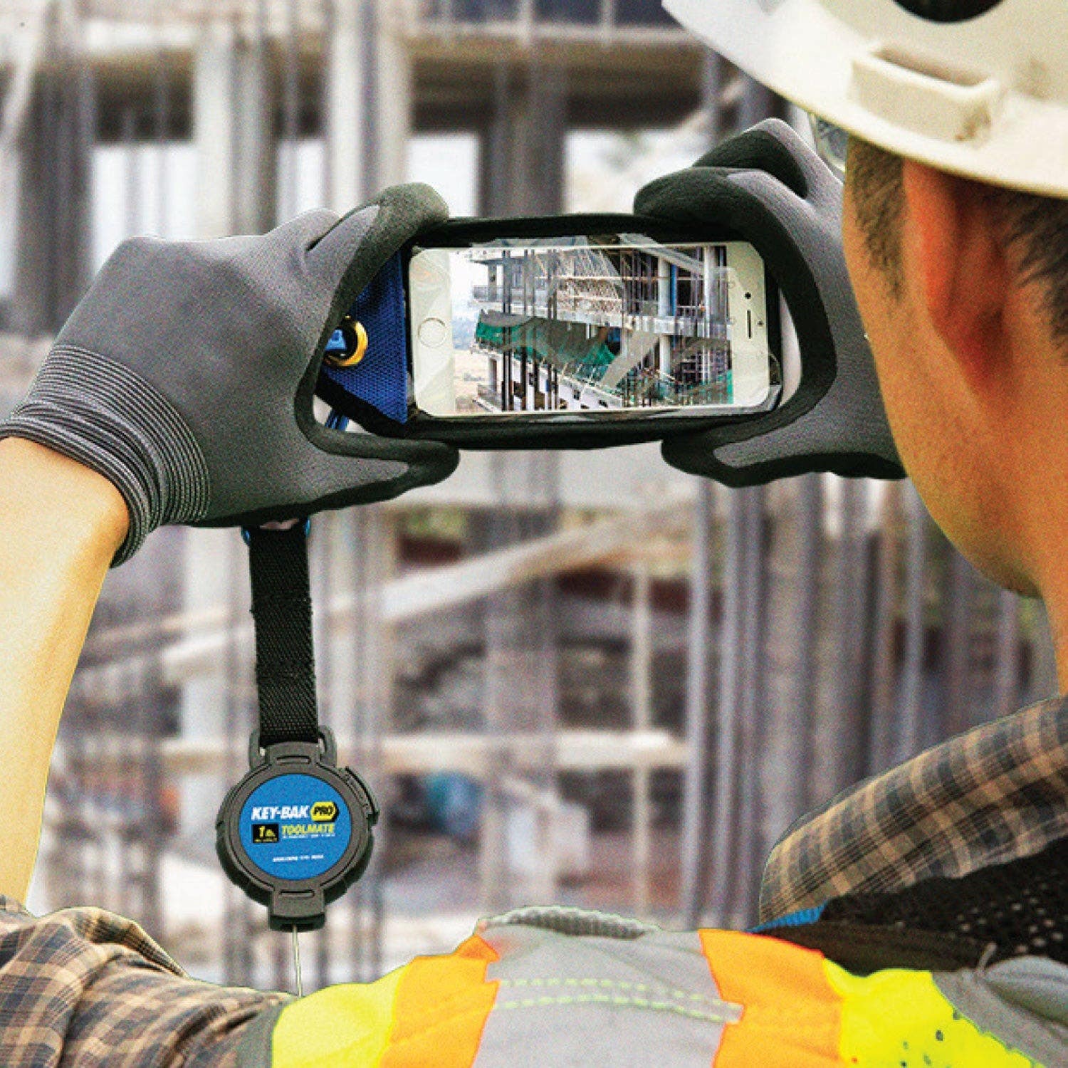 KEY-BAK 0KB6-A0BL2 Smartphone Jacket Tool Attachment for Dropped Object Prevention Tool Lanyard