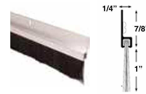 Pamex DD13-DS6236 Commercial Door Sweep