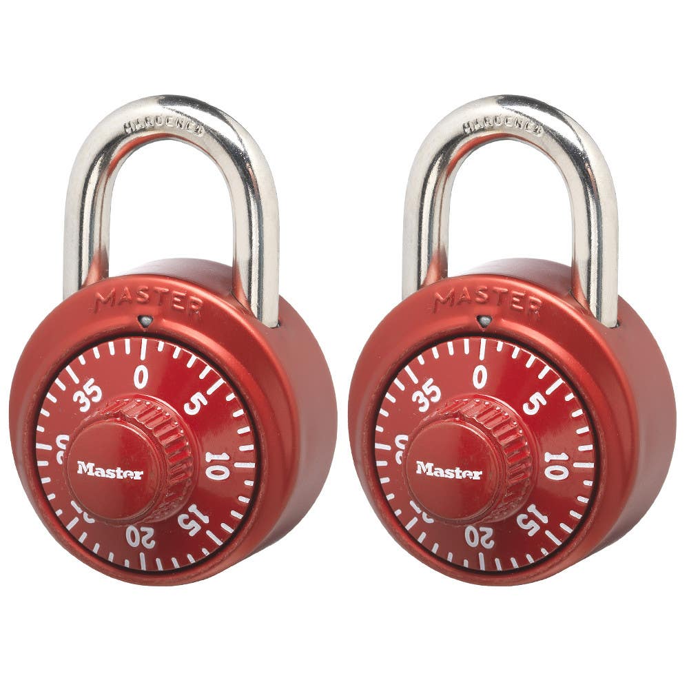 Master Lock 1530T Anodized Combination Padlock (2-pack)