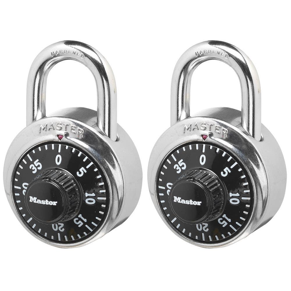 Master Lock 1500T Combination Padlock (2-pack)