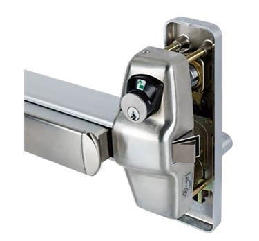 TownSteel ED1100 Rim Exit Device w/ Indicator, Satin Stainless Steel