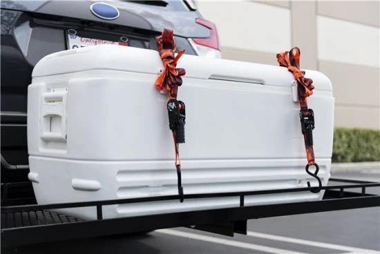 Keeper 43594 1" x 12' Mini Straight Grip Ratchet Tie-Down w/ S-Hooks, Pack Of 2