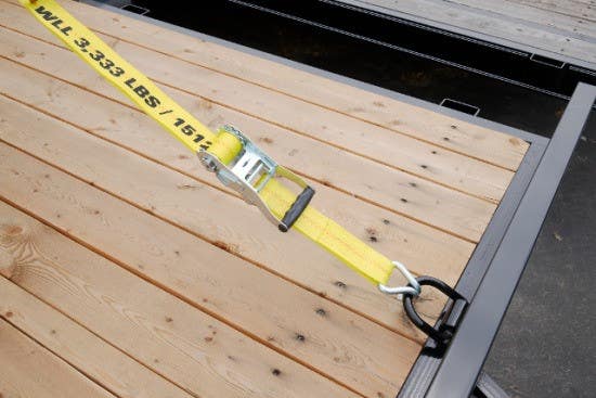 Keeper 04622 2" x 27' Heavy Duty Ratchet Strap Tie-Down w/ Double J-Hooks