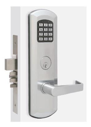 TownSteel Rejuvenator Series EKO20 e-Kontos-R Electronic Mortise Lock Retrofit, Passage Function, Satin Chrome