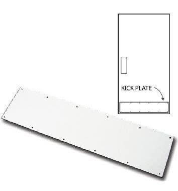 Cal-Royal KICK Metal Kick Plates with Screws