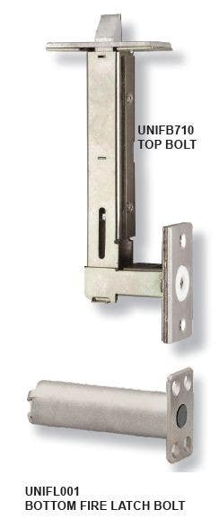 Cal-Royal UNIFB Universal FlushBolts Automatic & Self Latching for Wood and Metal Doors