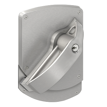 Schlage HSLR Crescent Style Ligature Resistant Trim On ND-Series Cylindrical  Chassis