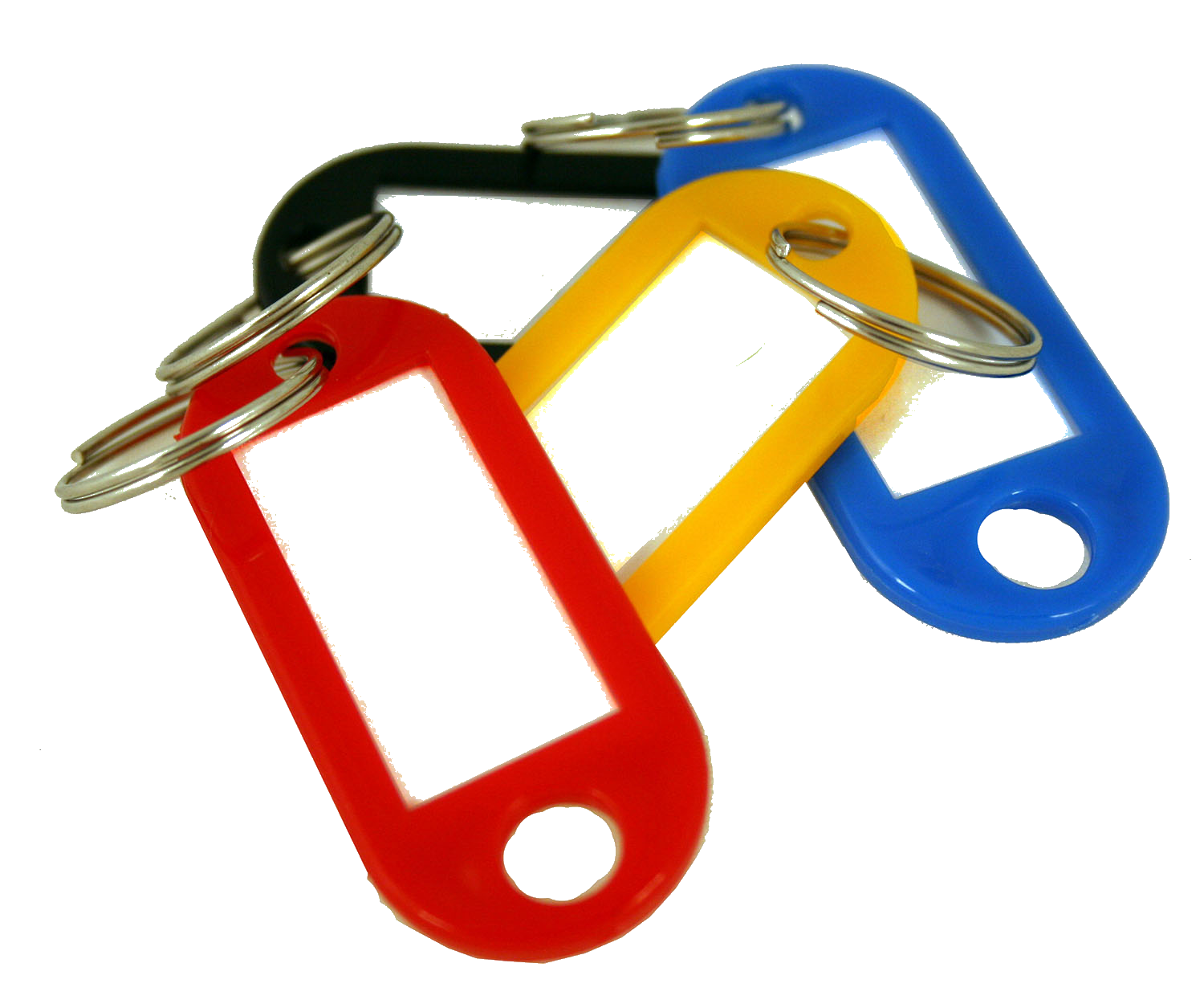 FJM Security SL-9050 Key Tags Multi Color Key Tags,Bag of 64