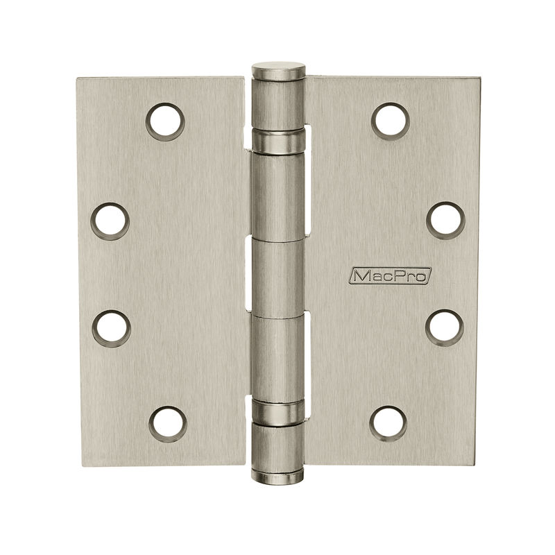 McKinney MP91 MacPro Non-Ferrous Standard Weight 5 Knuckle Bearing Hinge w/ Non-Removable Pin, Dull Stainless Steel