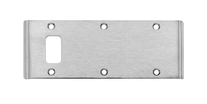 McKinney DLS-8 Double Lipped Strike, Finish-Dull Chromium