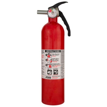 Kidde FC10 Fire Control Fire Extinguisher w/ Metal Strap Bracket