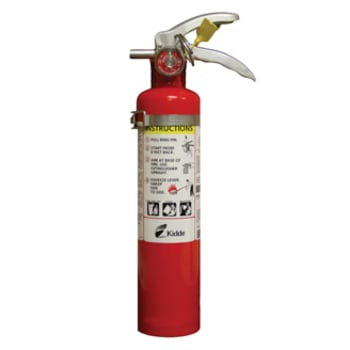 Kidde ProPlus2.5MP Rechargeable Fire Extinguisher w/ Metal Strap Bracket, For Multipurpose Use