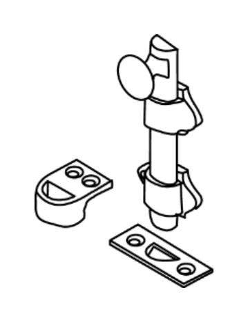 Trimco 3920 8" Dutch Door Bolt