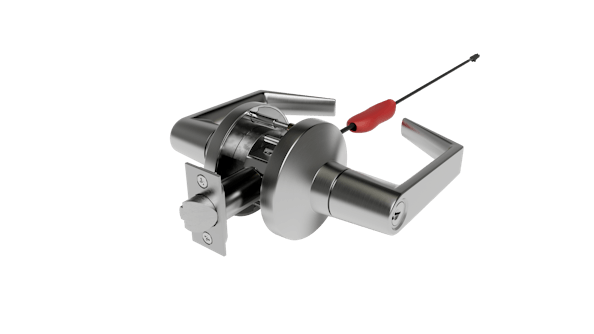 Command Access LPC110-HD Electronically Motorized Latch Retraction Cylindrical Lock, Function Passage, 24 Voltage