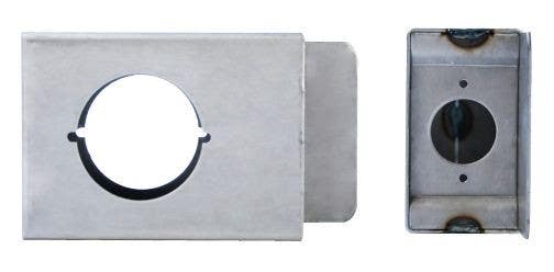 Keedex K-BXSGL234-2W Lock Box Single, 2 3/4" Backset, 2 1/8" Hole, 2" Wide