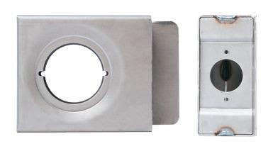 Keedex K-BXSGL234-2D 2" Wide Box Single, 2 3/4" BS, 2 1/8" Hole, Indented to 1 3/4"