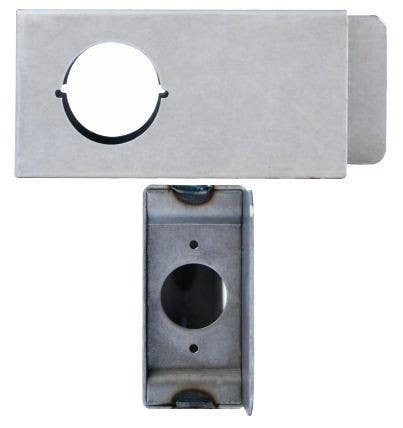 Keedex K-BXSGL500 5" Backset Single Hole Box 2 1/8" Hole