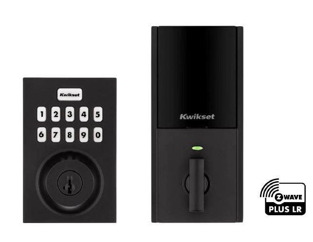 Kwikset CNT ZW700LR Home Connect Contemporary Keypad Connected Smart Lock with Z-Wave Technology