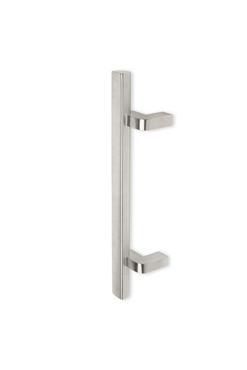 Rockwood RM4262 SkewTek Stainless Steel Offset Door Pull w/ Rectangular Posts