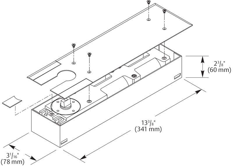 Rockwood FC6280 Floor Closer