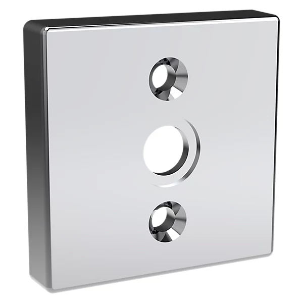 Baldwin Estate 0423 2" x 2" Square Emergency Release Trim & 0417 Key w/6701 Cover