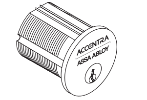 ACCENTRA (formerly Yale) Mortise Cylinder For 350F, 650F, 660F, 670F, 680F Trim & Cylinder Dogging
