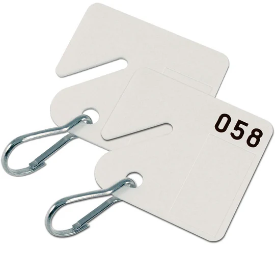 Lucky Line 259 Square Slot Cabinet Tag