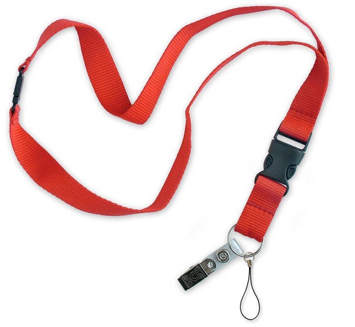 Lucky Line 641 Flat Lanyard with Breakaway Feature