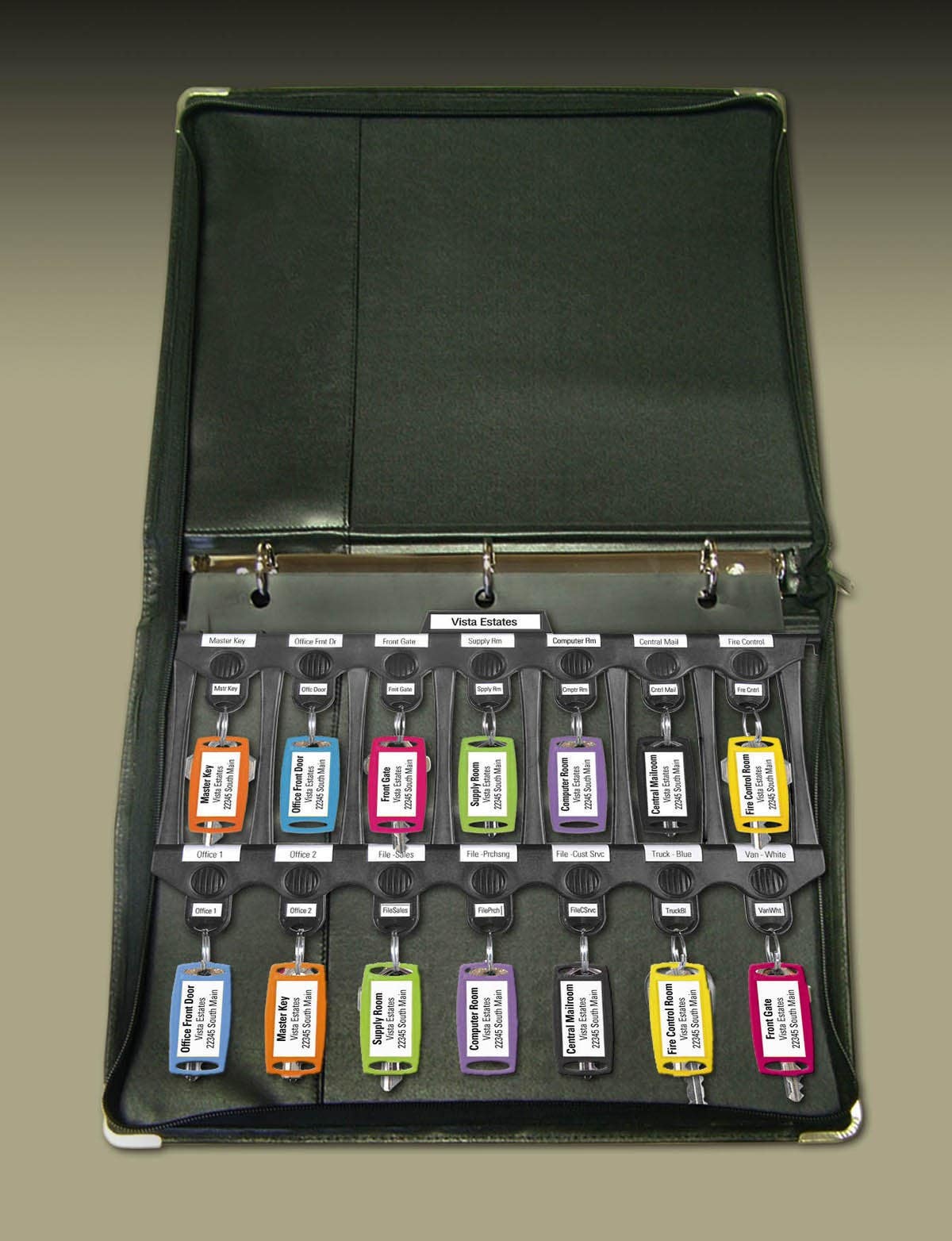 Lucky Line 600 File-A-Key Binder (Letter)