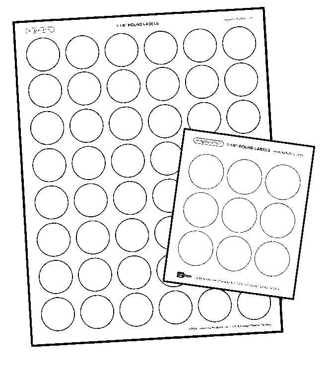 Lucky Line 1951 Round Labels (12 pack)