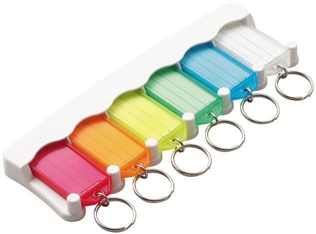 Lucky Line 6056 6-Key Tag Rack