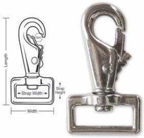 A683 A684 A685 Tough Links Utility Spring Snap, Swivel Strap Eye