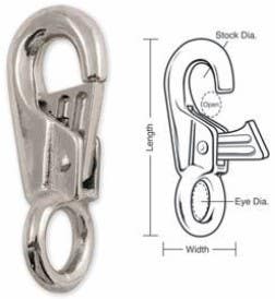 A609 Tough Links Animal Tie Snap, Fixed Eye