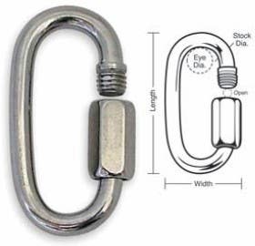 A745 A746 A748 A749 Tough Links Threaded Quick Link Connectors