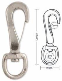 A675 A676 A677 Tough Links All-Purpose Hooks, Swivel Eye