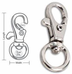 00443 Tough Links Small Trigger Snap, Swivel Eye