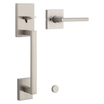 Kwikset 815SCExHFL San Clemente Handleset w/ Halifax Lever, No Deadbolt