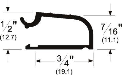 Pemko EXT Sill Extender, Height-1/2"