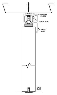 Pemko H180A Sliding Door Kit, 180lb/Panel, Finish-Clear Anodized Aluminum