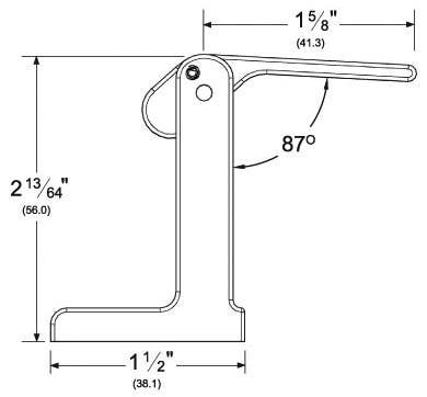 Pemko PDLAA Privacy Door Latch