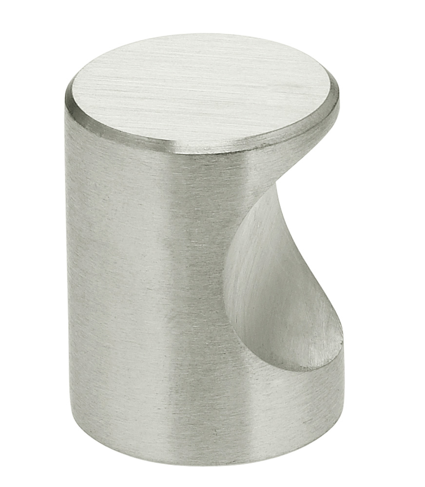 Omnia 9153/ Modern Cabinet Knob, Finish-Satin Stainless Steel