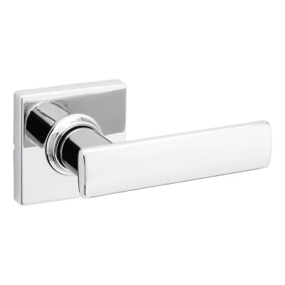 Kwikset BRNL SQT Breton Lever-Square Rose