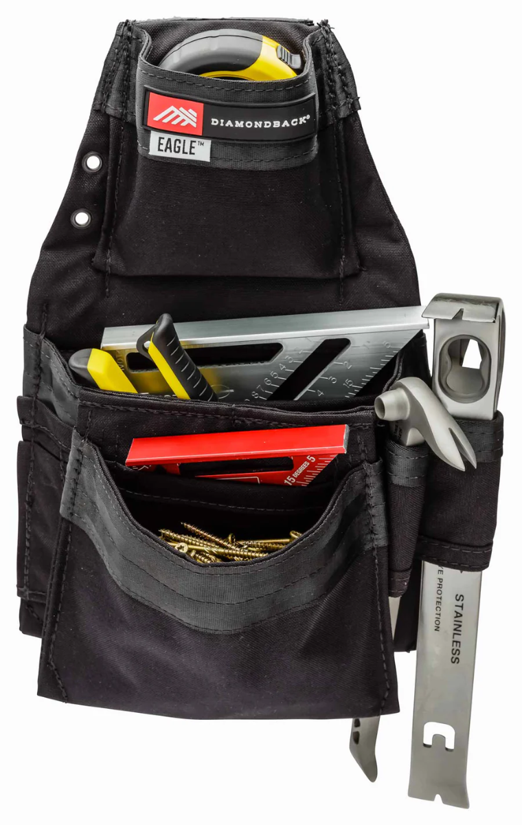 Diamondback DB2-44 Eagle Tool Organization Pouch, 3 Pockets, 3 Tool Slots, 2 Tool Loops