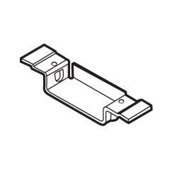 Don-Jo DCB 340/350 strike reinforcements in raw steel strengthen doors against forced entry.