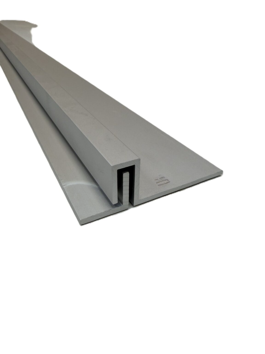 Pro-Lok ELP-A-1 Interlocking Aluminum Outswing Latch Protector, 2-3/8″ Width, 1/2″ Throat